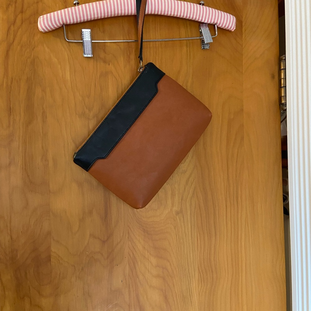Anthropologie Miss Albright Two-Tone Clutch